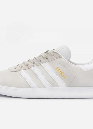 Мужские кроссовки adidas gazelle серые оригинальные