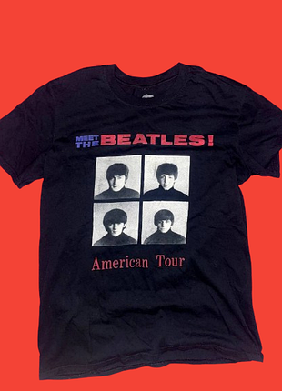 Рок мерч футболка the beatles