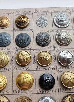 Коллекция пуговиц, 100 штук, российская империя, ссср, мир 6