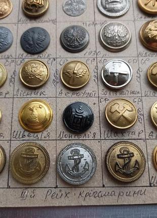 Коллекция пуговиц, 100 штук, российская империя, ссср, мир 8