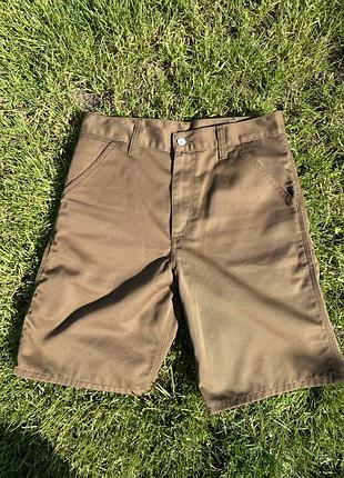 Чоловічі шорти carhartt у коричневому кольорі,