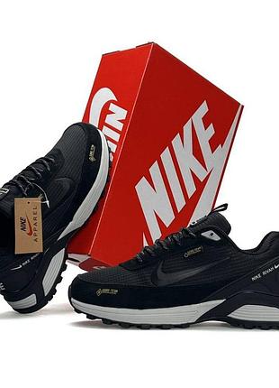Мужские кроссовки nike rivah fur gore tex хаки термо кроссовки на меху найк ривах водостойкие на зиму гор текс 43