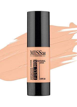 Тональний крем з spf 20 miss2m 02, 30 мл