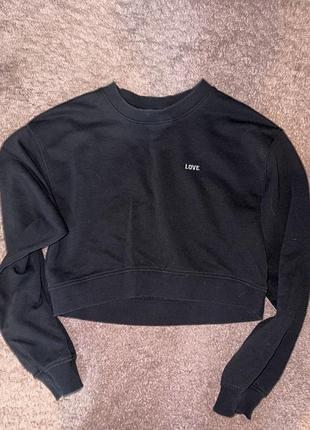 Укорочений світшот h&m