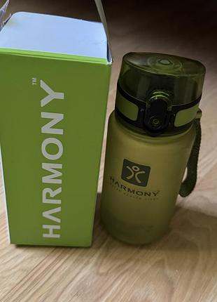 Пляшка для води harmony 350 мл, зелена.оригінал
