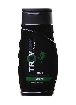 Чоловічий шампунь для волосся та тіла troymen sport, 300 мл