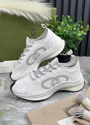 Gucci run gg monogram sneakers новые женские кроссовки оригинал 38 eur
