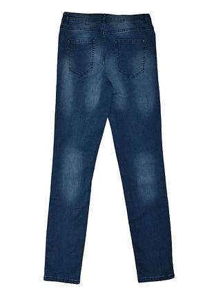 Джинси жіночі "skinny fit" прямого крою сині