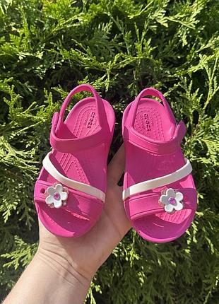 Осоніжки crocs c8(16см повністю, 14см по крапкам)