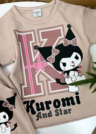 Стильный летний костюмчик для девочек