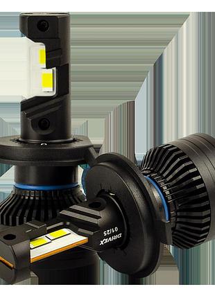 Led лампи автомобільні drivex fe-03 h4 57w can 9-16v 6k