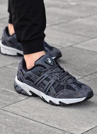 Термо кроссовки мужские зимние asics gel-sonoma серые кордура, асикс гель сонома с влагозащитой 46 (29.5см)