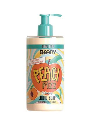 Жидкое мыло "персиковый физ" beany, 400 мл