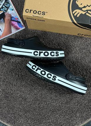 Крокси crocs bayaband black&white