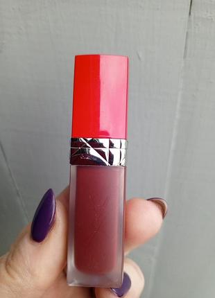 Рідка помада christian dior 975 тон