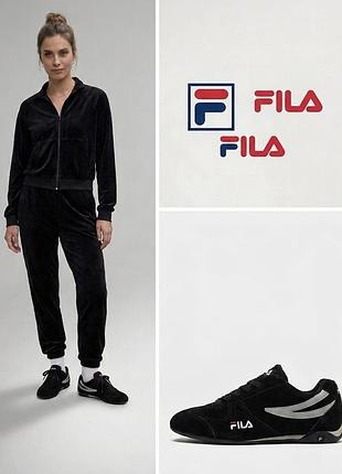 Женские замшевые кроссовки ретро стиль fila p 38/38,5( 24,5-25см)