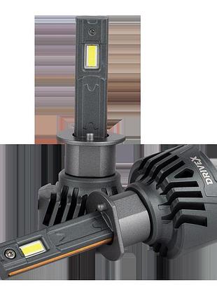Led лампи автомобільні drivex led лампи серії al-15 pro h1 65w 9-60v 5.5k к-т.
