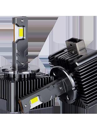 Led лампи автомобільні drivex d8 dlx new series 50w 6000k can під штатний блок