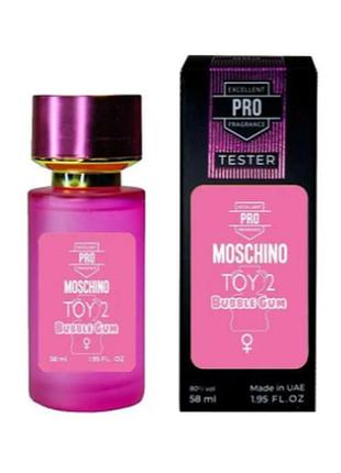 Тестер для жінок moschino toy 2 bubble gum об'єм 58 мл.