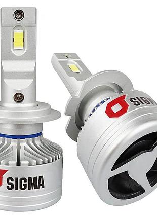 Led автолампы sigma a9 h1 45w canbus (кулер)
