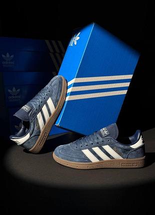 Мужские кроссовки adidas handball spezial navy / white