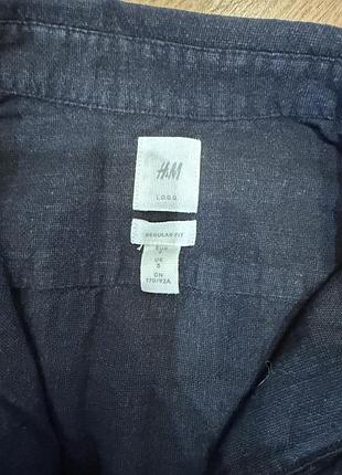 Рубашка лен h&m 2