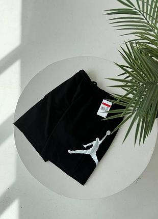 Мужские трикотажные шорты jordan big logo - шорты джордан с большим лого