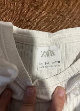 Топ білий zara 3