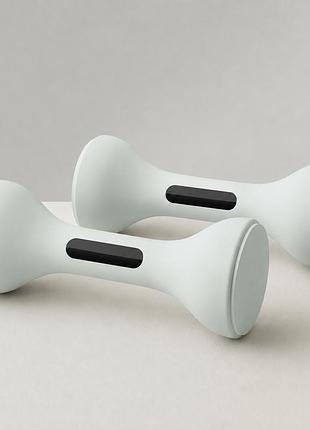 Гантели умные xiaomi mijia intelligent dumbbell 1-2 кг с led дисплеем и bluetooth 5.1, светло-зеленый