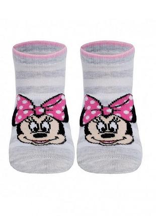 Шкарпетки дитячі conte-kids disney 17с-127/1спм (343) короткі 12 (18-20), світло-сірий