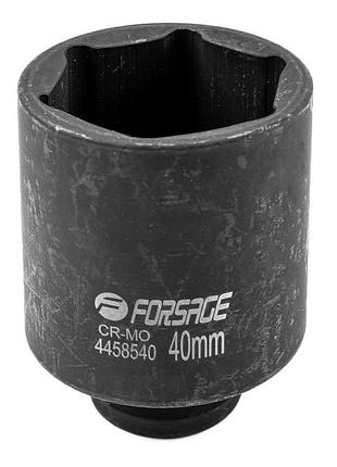Головка ударная глубокая 1/2", 40мм (6гр.) forsage f-4458540