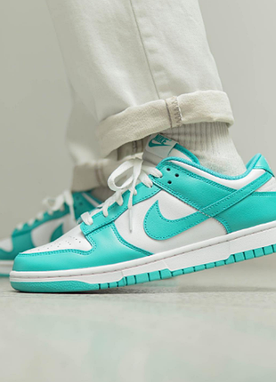 Чоловічі кросівки nike dunk low clear jade оригінал new!