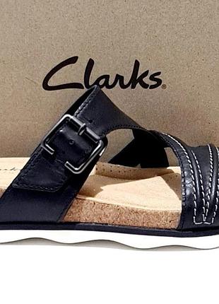 Шльопанці ортопедичні натуральна шкіра clarks 38 розмір