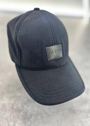 Hugo boss flexfit чорна кепка бейсболка, розмір 58