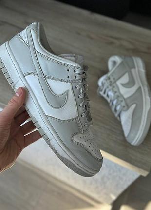 Чоловічі кросівки nike dunk low базові шкіряні 44 розміру