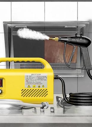 Портативний пароочисник qx003 з мийкою високого тиску 3 насадки 2500w