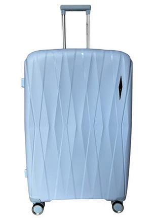 Валіза поліпропілен блакитна арт.51103 l.blue (m) madisson французька