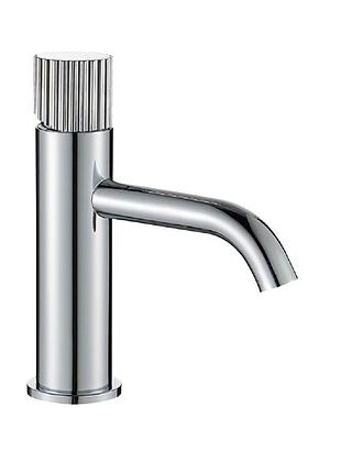 Змішувач для умивальника vbi milano tre chrome низький, хром