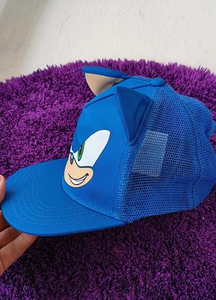 Кепка бейсболка на мальчика sonic 4-7 лет (104-122)
