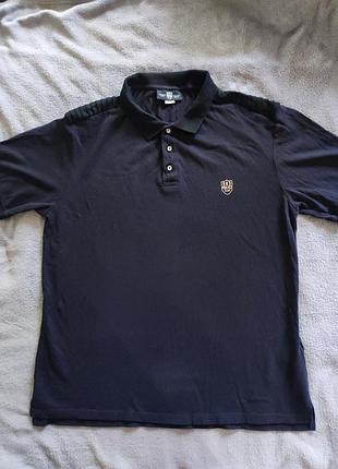 Поло мужское police 883 размер xxl черный насыщенный 100% cotton