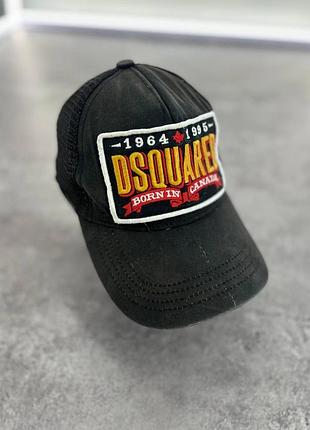 Кепка dsquared2 born in canada trucker чорна