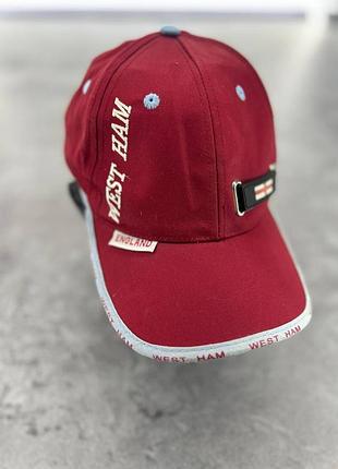 Кепка west ham united england бордова