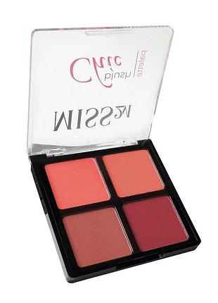 Палетка рум'ян miss2m chic 03, 18 г