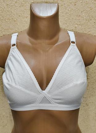 Красивый бюстгальтер мягкий без косточек uk42с eur95с коттон. 4