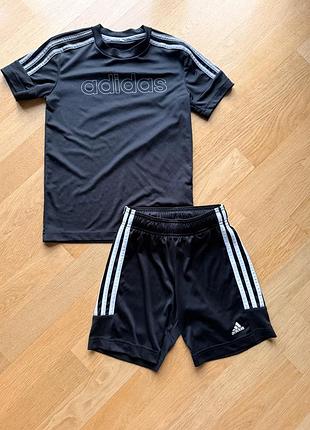 Спортивний костюм adidas оригінал шорти футболка 7-8 років, 128 см