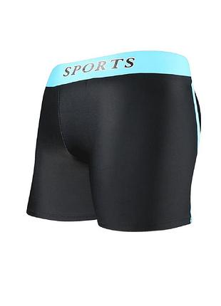 Плавки спортивные для подростка в басейн черные xl