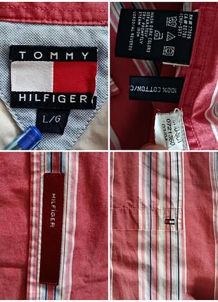 Клевая мужская рубашка Tommy hilfiger l 8