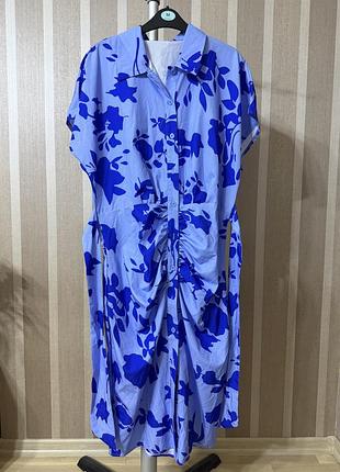 🥰 сукня сорочка з поясом shein l 4