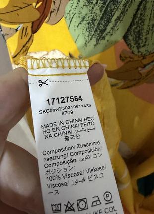 Сукня туніка в тропічний принт shein xl віскоза 7