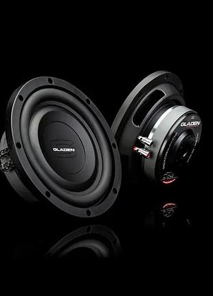 Сабвуфер gladen audio rs-x08 slim d2